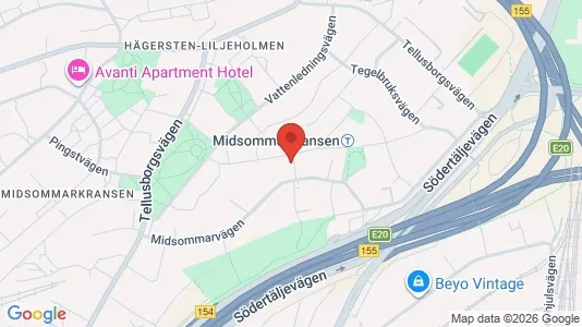 Lägenheter att hyra i Söderort - kort over placeringen