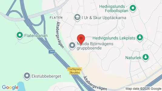 Lägenheter att hyra i Nacka - kort over placeringen