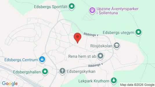 Lägenheter att hyra i Sollentuna - kort over placeringen