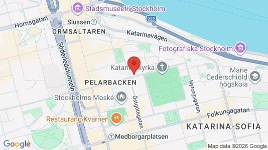 Lägenheter att hyra i Södermalm - kort over placeringen