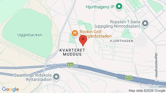 Lägenheter att hyra i Gärdet/Djurgården - kort over placeringen
