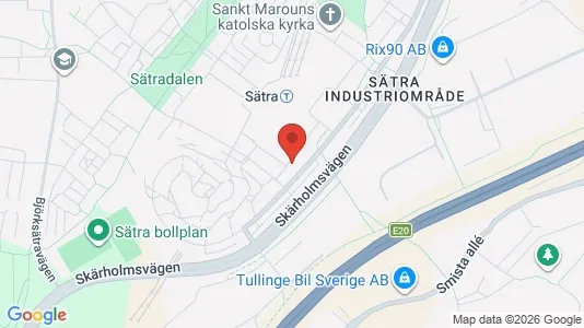 Lägenheter att hyra i Söderort - kort over placeringen