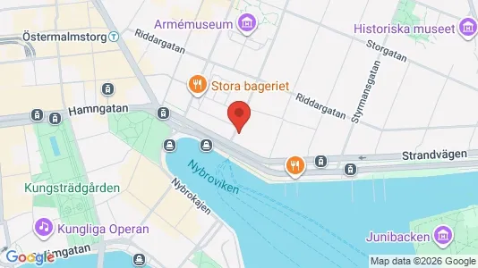Lägenheter att hyra i Östermalm - kort over placeringen