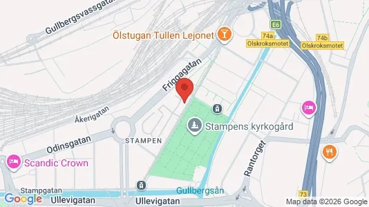 Lägenheter att hyra i Göteborg Centrum - kort over placeringen