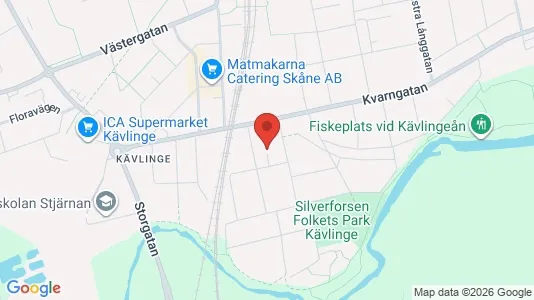 Lägenheter att hyra i Kävlinge - kort over placeringen