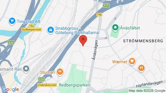 Lägenheter att hyra i Örgryte-Härlanda - kort over placeringen