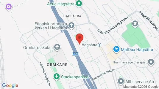 Lägenheter att hyra i Söderort - kort over placeringen