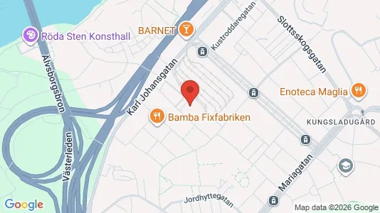 Lägenheter att hyra i Majorna-Linné - kort over placeringen