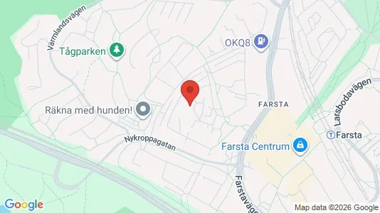 Lägenheter att hyra i Söderort - kort over placeringen