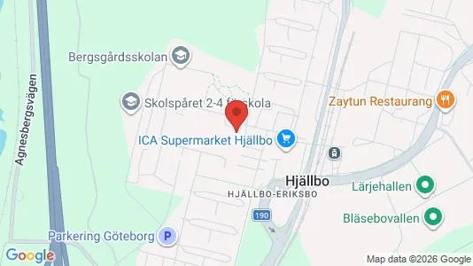 Lägenheter att hyra i Angered - kort over placeringen