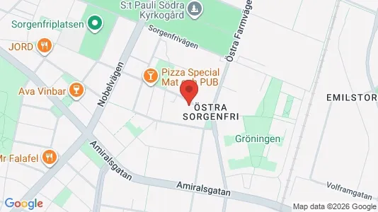 Lägenheter att hyra i Malmö Centrum - kort over placeringen