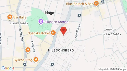 Lägenheter att hyra i Göteborg Centrum - kort over placeringen