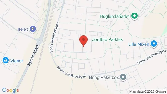 Lägenheter att hyra i Haninge - kort over placeringen