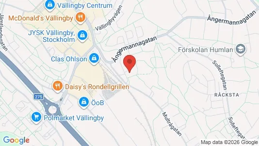 Lägenheter att hyra i Västerort - kort over placeringen
