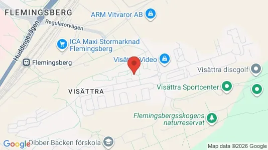 Lägenheter att hyra i Huddinge - kort over placeringen