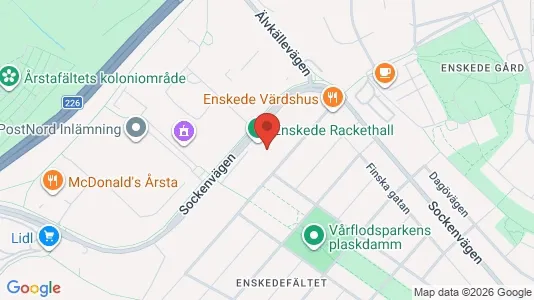 Lägenheter att hyra i Hammarbyhamnen - kort over placeringen