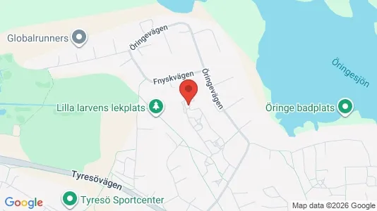 Lägenheter att hyra i Tyresö - kort over placeringen