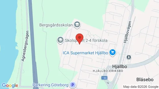 Lägenheter att hyra i Angered - kort over placeringen