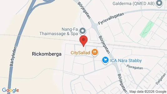 Lägenheter att hyra i Uppsala - kort over placeringen