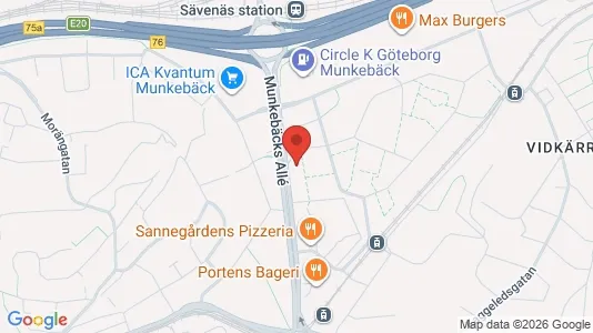 Lägenheter att hyra i Örgryte-Härlanda - kort over placeringen