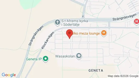 Lägenheter att hyra i Södertälje - kort over placeringen
