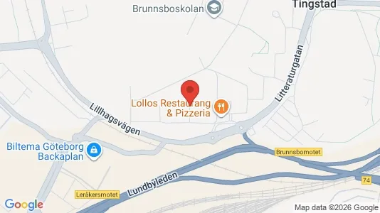 Lägenheter att hyra i Norra hisingen - kort over placeringen
