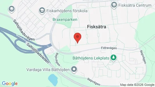 Lägenheter att hyra i Nacka - kort over placeringen