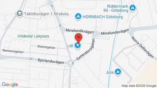 Lägenheter att hyra i Lundby - kort over placeringen