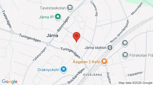 Lägenheter att hyra i Södertälje - kort over placeringen