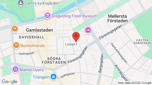 Lägenheter att hyra i Malmö Centrum - kort over placeringen