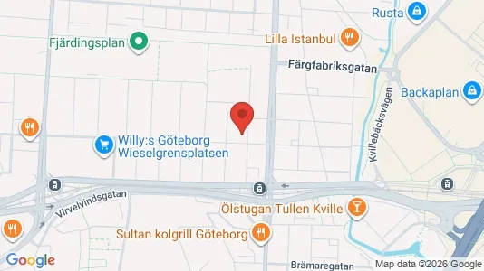 Lägenheter att hyra i Lundby - kort over placeringen