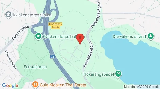 Lägenheter att hyra i Huddinge - kort over placeringen