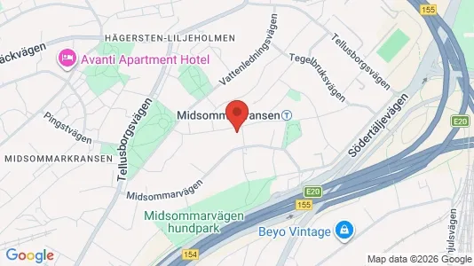 Lägenheter att hyra i Söderort - kort over placeringen