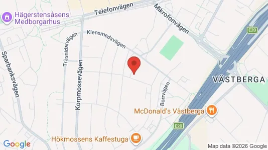 Lägenheter att hyra i Söderort - kort over placeringen