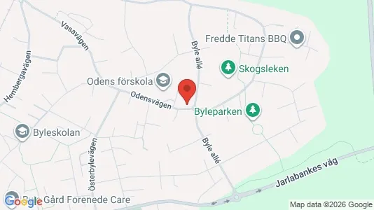 Lägenheter att hyra i Täby - kort over placeringen