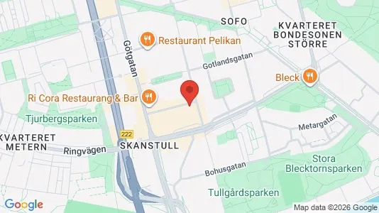 Lägenheter att hyra i Södermalm - kort over placeringen
