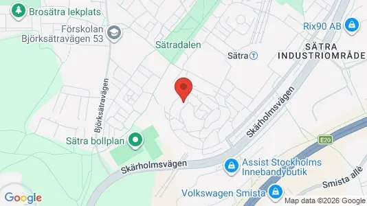 Lägenheter att hyra i Söderort - kort over placeringen