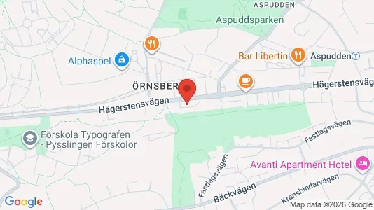 Lägenheter att hyra i Söderort - kort over placeringen