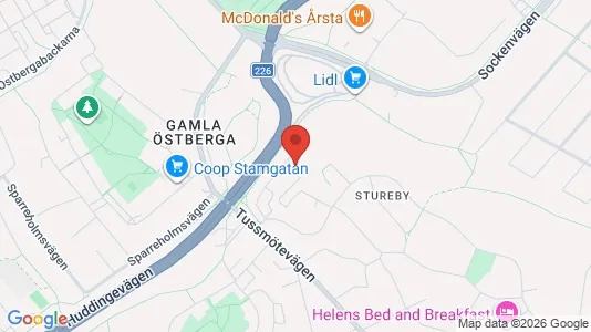 Lägenheter att hyra i Söderort - kort over placeringen