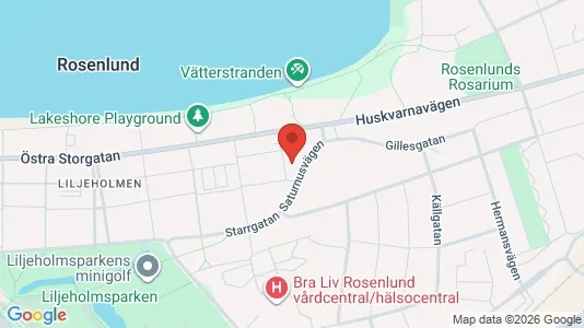 Lägenheter att hyra i Jönköping - kort over placeringen