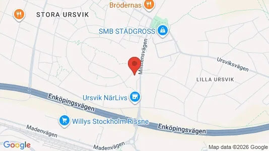 Lägenheter att hyra i Sundbyberg - kort over placeringen