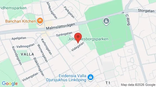 Lägenheter att hyra i Linköping - kort over placeringen