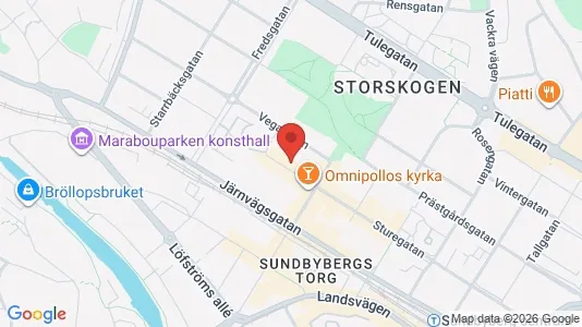 Lägenheter att hyra i Sundbyberg - kort over placeringen