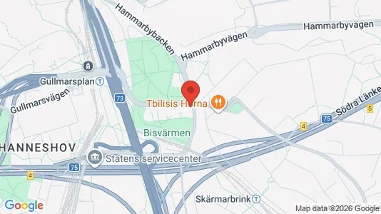 Lägenheter att hyra i Söderort - kort over placeringen