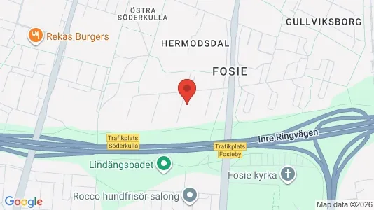 Lägenheter att hyra i Fosie - kort over placeringen