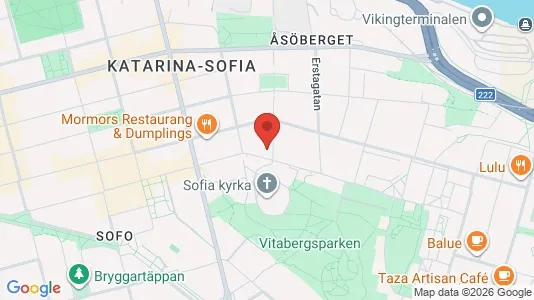 Lägenheter att hyra i Södermalm - kort over placeringen