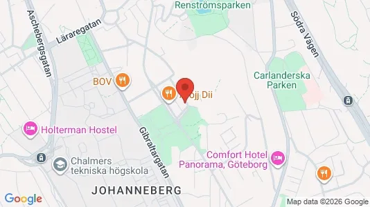 Lägenheter att hyra i Johanneberg - kort over placeringen