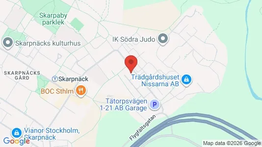 Lägenheter att hyra i Söderort - kort over placeringen