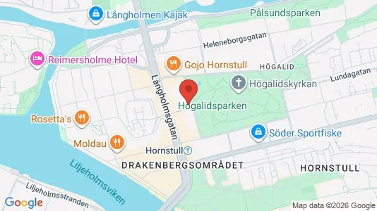 Lägenheter att hyra i Södermalm - kort over placeringen