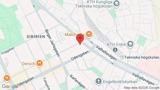 Lägenheter att hyra i Östermalm - kort over placeringen